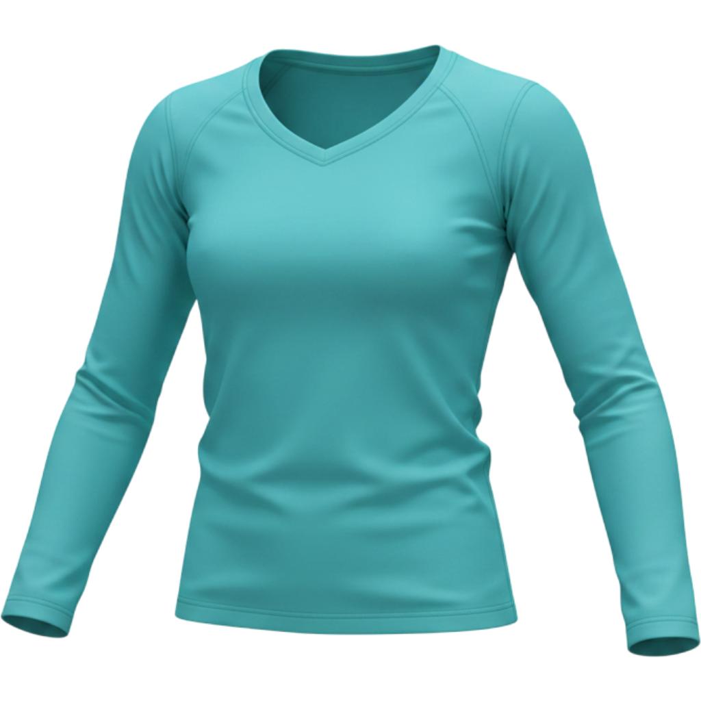 Women's V-neck Long Sleeve Active Top