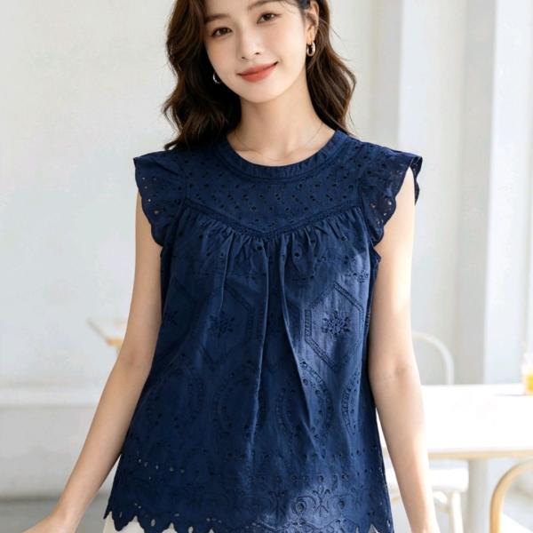 Eyelet Embroidery Top