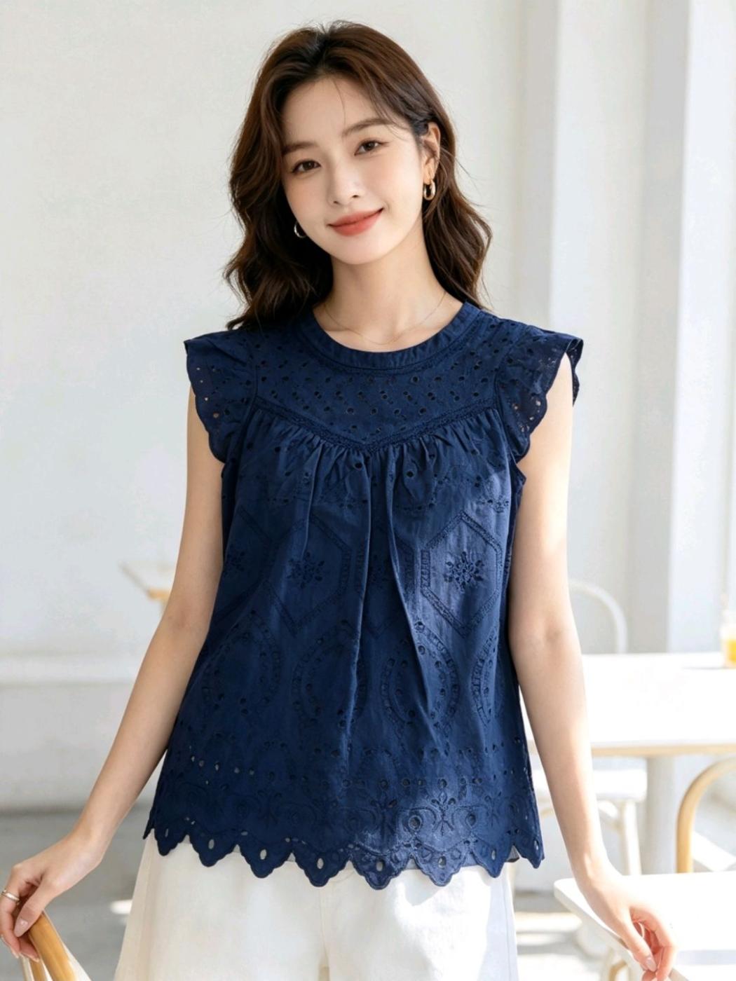 Eyelet Embroidery Top